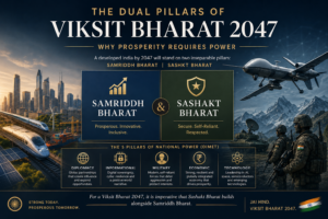 The Dual Pillars of Viksit Bharat 2047: Why Prosperity Requires Power​