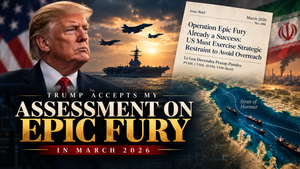 Trump Acknowledges Reality: My assessment in March 2026